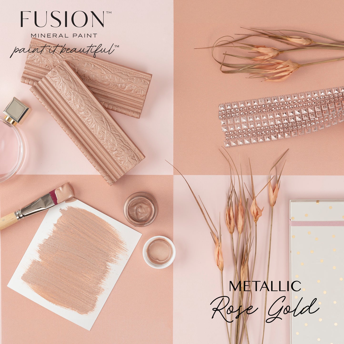 FUSION ROSE GOLD METALLIC